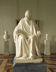 फ्रेंकोइस मैरी अबेट वोल्टेयर (1694-1778) 1781 (संगमरमर)