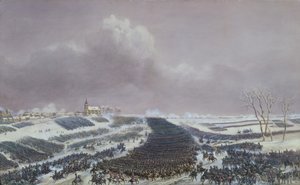 8 फरवरी 1807 ईलाऊ की लड़ाई (कागज पर पानी के रंग का)