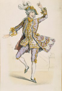 वीर किसान, जीन एंटोनी वट्टौ द्वारा ड्राइंग से द्वारा Jean Antoine Watteau