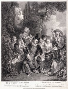 ले कॉन्सर्ट चैंपियन, 1735 द्वारा जीन एंटोनी वट्टू