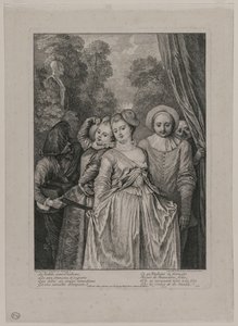 कपड़े इतालवी हैं, 1715-1716। द्वारा जीन एंटोनी वट्टू