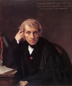 संगीतकार लुइगी चेरुबिनी का पोर्ट्रेट 1760-1842, 1841 द्वारा जीन अगस्टे डॉमिनिक इंगर्स
