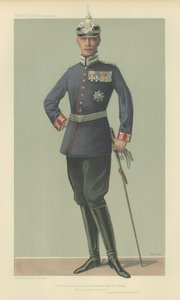 HRH जर्मनी के क्राउन प्रिंस (कलर लिथो) द्वारा जीन बैप्टिस्ट (बाद) गुथ