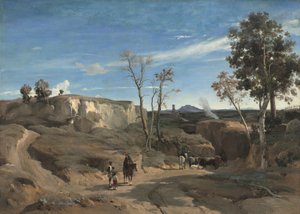 La Cervara, रोमन कैम्पागना, c.1830-1831 द्वारा जीन बैप्टिस्ट केमिली कोरोट
