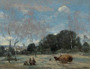 ला रेंट्री डेस फिक्स ए मार्कोसिस, 1870-74 द्वारा जीन बैप्टिस्ट केमिली कोरोट
