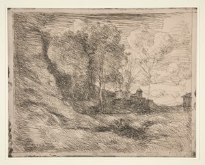 याद मे द्वारा Jean-Baptiste-Camille Corot