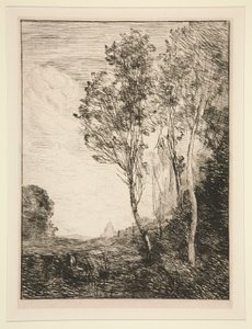 याद मे द्वारा Jean-Baptiste-Camille Corot