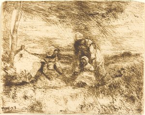 छोटी बहन द्वारा Jean Baptiste Camille Corot