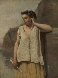 संग्रहालय: इतिहास, सीए। 1865. द्वारा Jean Baptiste Camille Corot