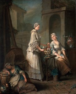 ए फ्लावर गर्ल, c1795-c1799 द्वारा जीन बैप्टिस्ट चारपनीर द एल्डर