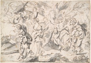 सदोम का विनाश द्वारा Jean-Baptiste Corneille