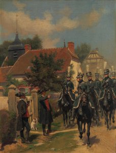 Gendarmes d Ordonnance, 1894। द्वारा जीन बैप्टिस्ट एडौर्ड डिटेल