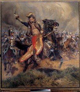 नेपोलियन युद्ध: "" लासले के जनरल एंटोनी चार्ल्स अर्ल (1775-1809) की अंतिम पोस्ट, 6 जुलाई को वाग्राम में मारे गए द्वारा जीन बैप्टिस्ट एडौर्ड डिटेल