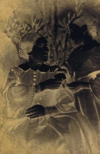 पोट्रेट ऑफ़ वुमन एंड चाइल्ड, 1855। द्वारा जीन बैप्टिस्ट फ्रैनेट
