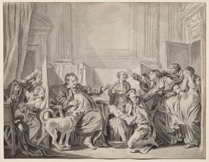 दोषी और पश्चातापी बेटी द्वारा Jean-Baptiste Greuze