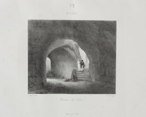 1822, 1833 में इटली की यात्रा। द्वारा जीन-बैप्टिस्ट इसाबे