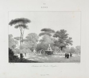 1822, 1833 में इटली की यात्रा। द्वारा जीन-बैप्टिस्ट इसाबे