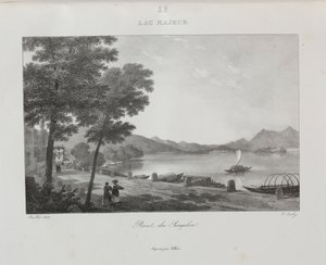 1822, 1833 में इटली की यात्रा। द्वारा जीन-बैप्टिस्ट इसाबे