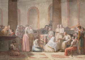 रोजर्स का वितरण, 1793। द्वारा जीन बैप्टिस्ट मैलेट