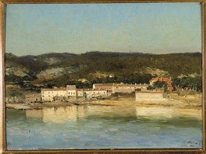 Bouches du Rhone . में कैरी ले रूएट शहर का दृश्य द्वारा जीन बैप्टिस्ट ओलिव