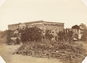 [मेटकाफ हाउस, दिल्ली], 1858-61। द्वारा जीन बैप्टिस्ट ऑस्कर मैलिटे