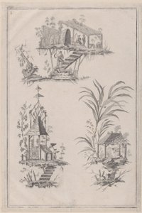 चिनोइसेरी आभूषण, सीए। 1760-85। द्वारा जीन बैप्टिस्ट पेलमेंट