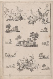 चिनोसरी आभूषण, सीए। 1770. द्वारा जीन बैप्टिस्ट पेलमेंट