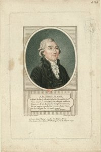जीन-बैप्टिस्ट ट्रेलहार्ड का पोर्ट्रेट 1742-1810, सी। 1790.