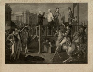 21 जनवरी 1793 को प्लेस डे ला क्रांति में लुई सोलहवें का निष्पादन, सीए 1794।