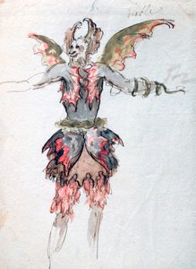 'शैतान', c1680 द्वारा जीन बेरेन, जीन बैप्टिस्ट लुली