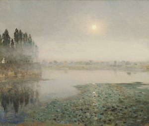 नदी पर धुंध, c.1889
