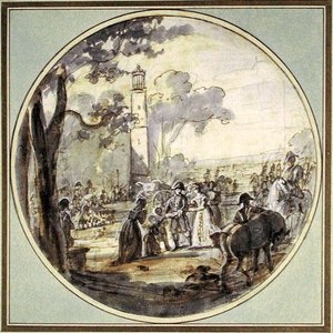 सेंट-क्लाउड में नेपोलियन I (1769-1821) द्वारा जीन चार्ल्स देवलि