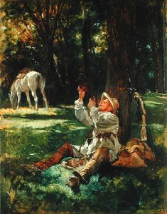 राइडर्स रेस्ट, 1876 द्वारा जीन चार्ल्स मीसोनियर
