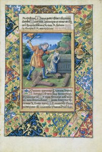 सुश्री लाट। QvI126 fol.19 इसहाक का बलिदान, बुक ऑफ आवर्स ऑफ लुई dOrleans, 1490 से द्वारा जीन कोलम्बे