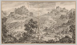 ह्यूमैन में महान विजय: विद्रोह के विद्रोह के दृश्यों से ..., सी। 1765-1774।