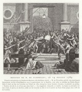जैक्स डी फ्लेसेले की हत्या, फ्रांसीसी क्रांति, 14 जुलाई 1789