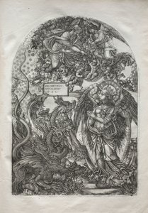 द एपोकैलिप्स: सेंट माइकल एंड द ड्रैगन, 1546-1556। द्वारा जीन ड्वेट