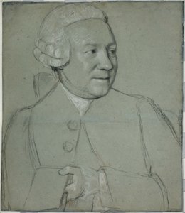 एक किताब पकड़े हुए एक आदमी का चित्र, दाईं ओर मुड़ा हुआ द्वारा Jean-Étienne Liotard
