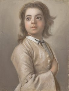आधे लंबाई वाले लड़के का अध्ययन द्वारा Jean-Étienne Liotard