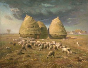 हेस्टैक्स: शरद ऋतु, c.1874 द्वारा जीन फ्रेंकोइस बाजरा