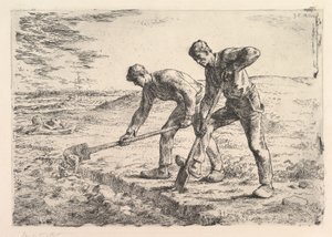 दिगर, 1830-75। द्वारा जीन फ्रेंकोइस बाजरा