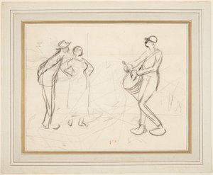 तीन आंकड़े द्वारा Jean-Francois Millet
