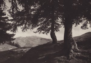 रिगी स्टाफ़ेल, स्टाफ़ेल के पास पैदल पथ (श्वेत-श्याम फोटो) द्वारा जीन गैबरेल्ल