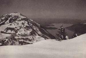 Rigi im Winter (b/w photo)