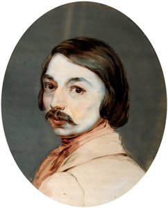 लेखक निकोलाई गोगोल का चित्र, 1809-1852, 1830 के अंत में। द्वारा जीन गेरिन
