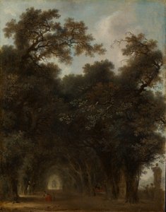 ए शेडेड एवेन्यू, सीए। 1775। द्वारा जीन ऑनर फ्रैगनार्ड