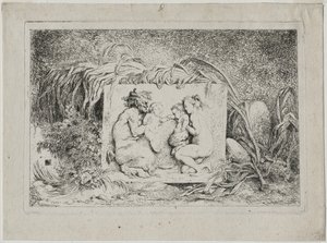Bacchanales: द सैटियर्स फैमिली, 1763। द्वारा जीन ऑनर फ्रैगनार्ड