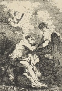 सेंट जेरोम, 1761-65 द्वारा जीन ऑनर फ्रैगनार्ड