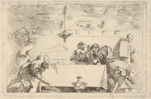 द लास्ट सपर, ca. 1761-1764। द्वारा जीन ऑनर फ्रैगनार्ड