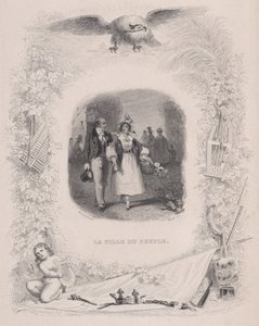 बैरेंजर के गीतों से लोगों की बेटी, 1829। द्वारा जीन इग्नेस इसिडोर गेयार्ड
